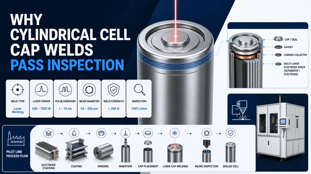 Why Cylindrical Cell Cap Welds Pass Inspection but Leak Anyway